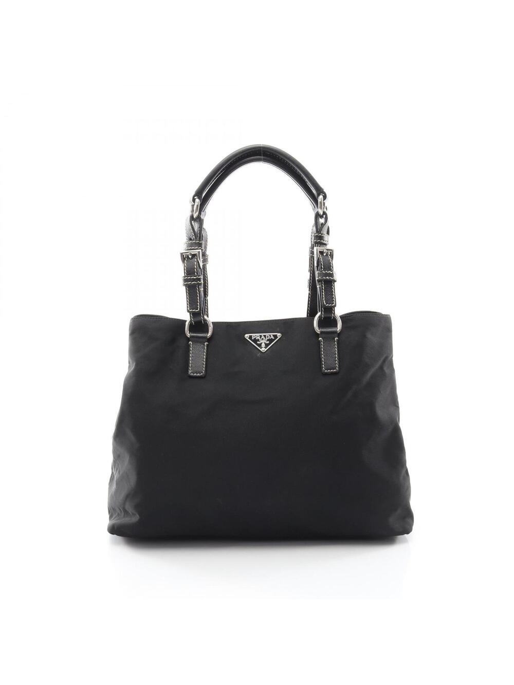 Prada Triangle Logo Hand Tote Bag Nylon #300132P46B
